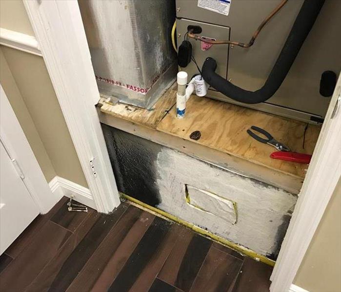  indoor air conditioning unit where mold was found